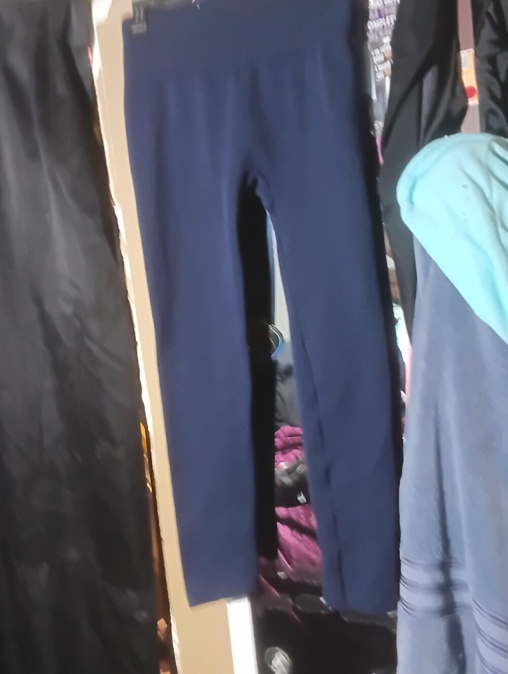Zac & Rachel Dark Navy High-Rise Leggings